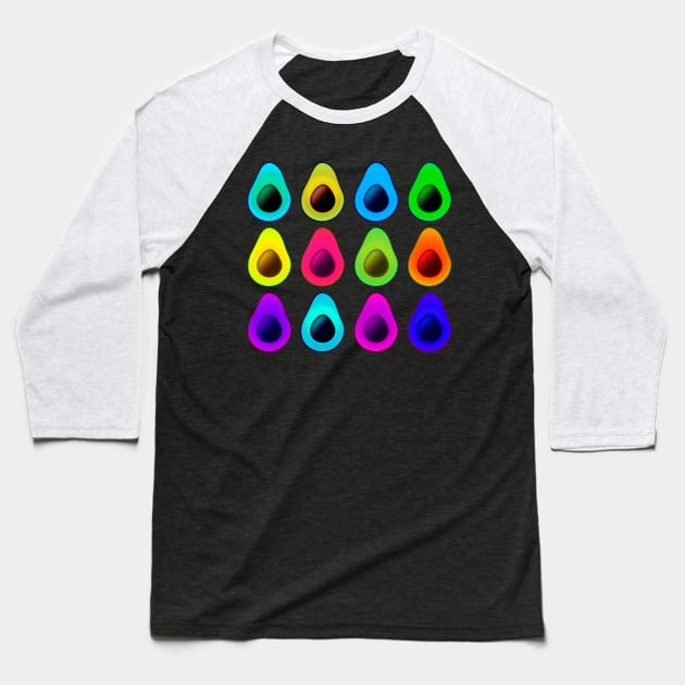 avocado Baseball T-Shirt by denpoolswag